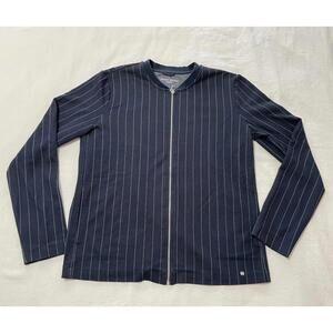 Women's G/Unisex Gerry Weber pinstripe zip jacket baseball style Medium